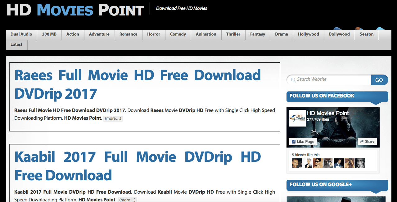 HDMoviesPoint Alternatives, Top 30 Sites like HDMoviesPoint To Watch In 2022